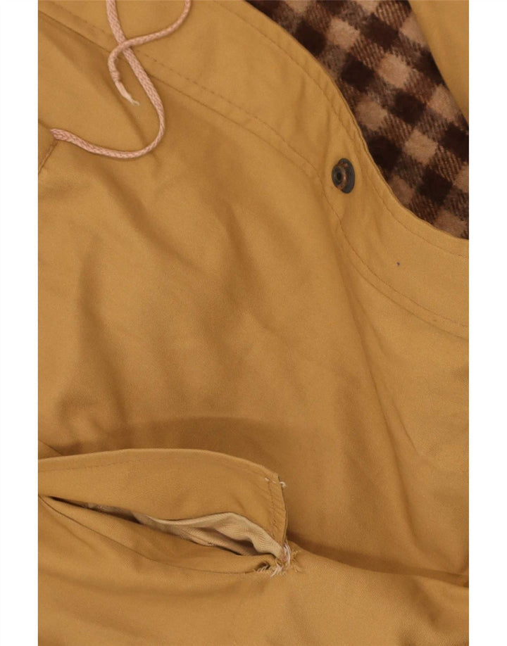 Vintage Herre Hooded Parka Jacket UK 38 Medium Beige