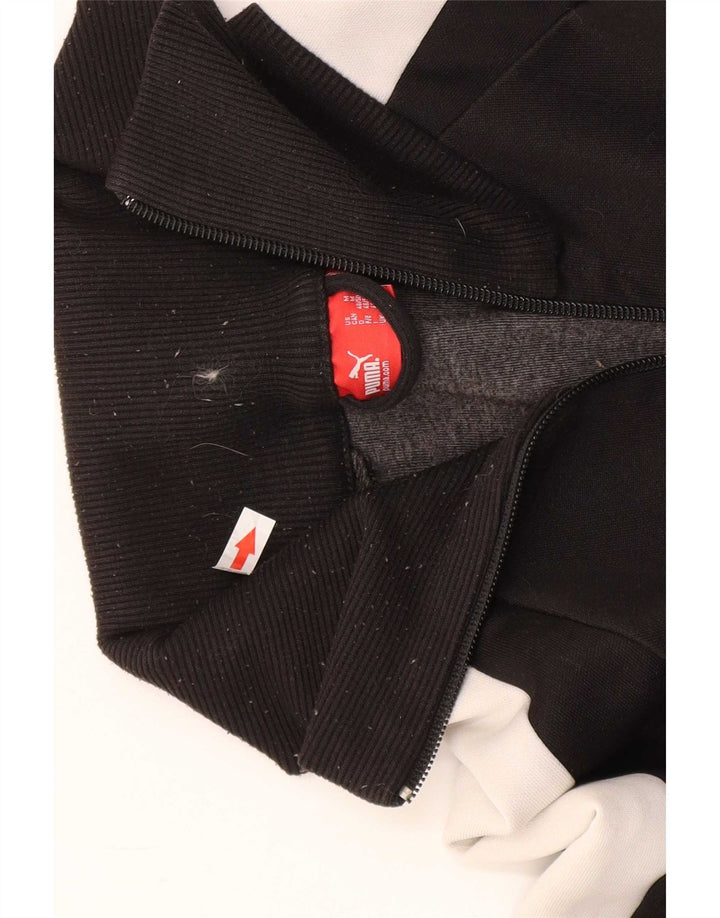 Puma Herre grafisk træningsdragt Topjakke Medium Sort Colourblock Polyester