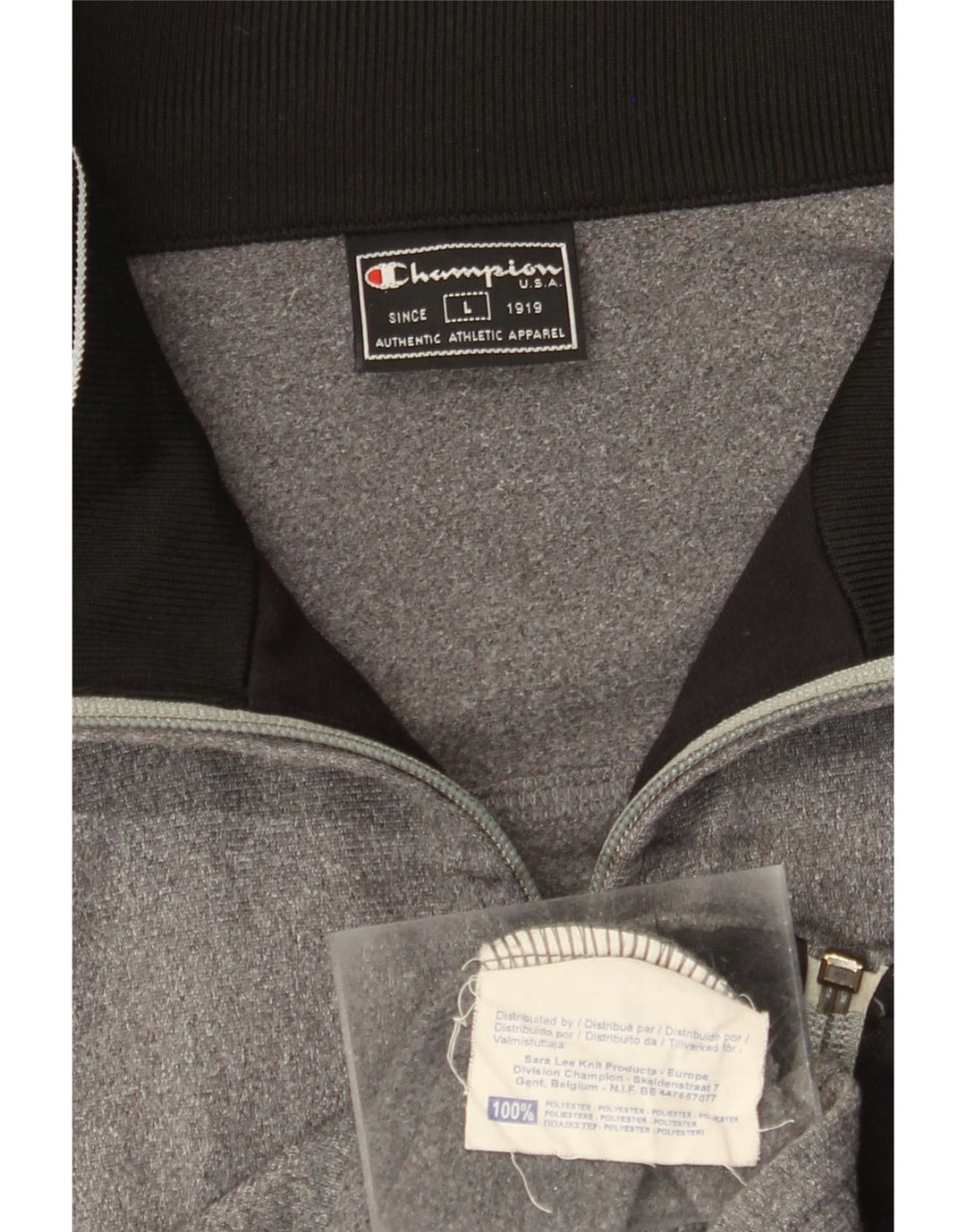 CHAMPION Herre Loose Fit træningsdragt Topjakke Stor grå polyester