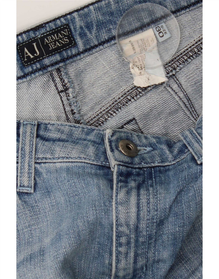 Armani Dame Bootcut Jeans W30 L29 Blå Bomuld