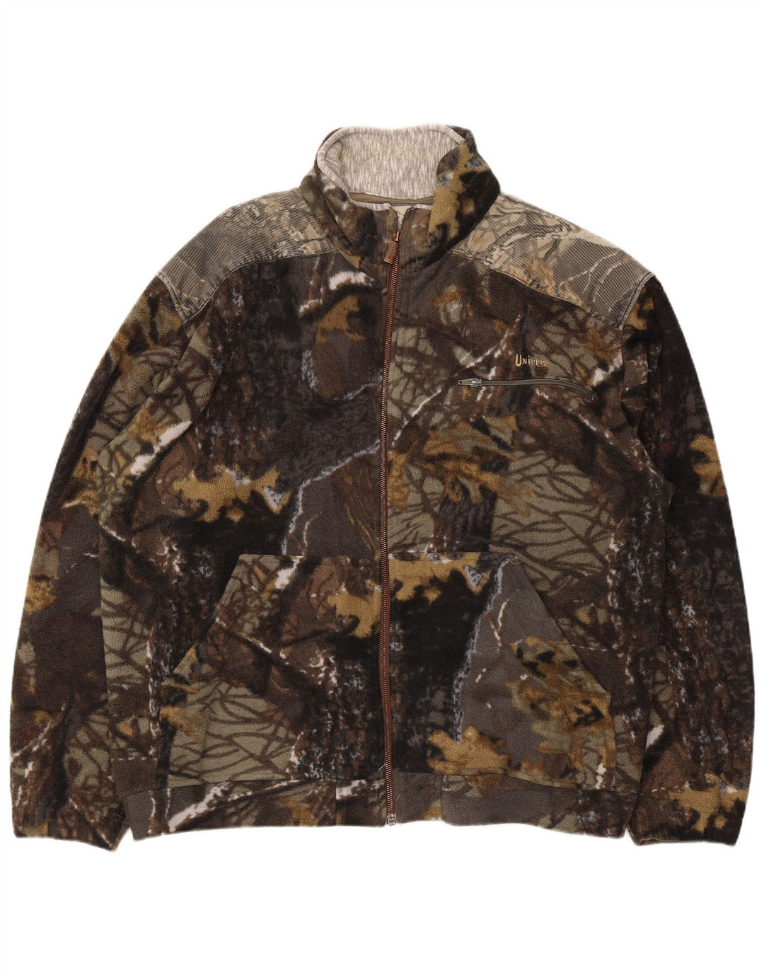 Univers Fleecejakke til mænd UK 42 XL Flerfarvet Camouflage Polyester