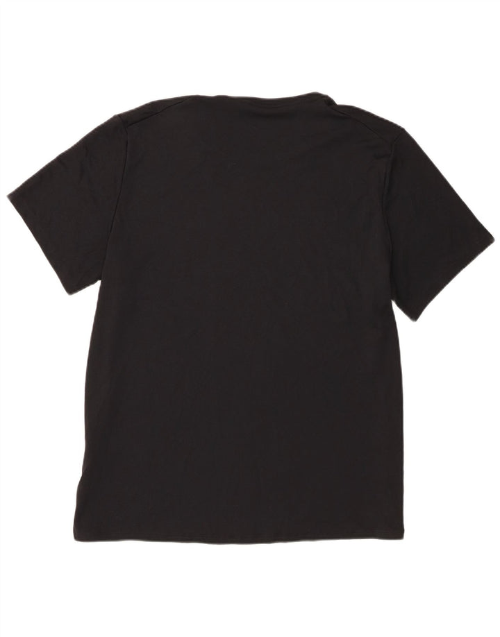 Nike Herre Dri Fit T-shirt Top Stor sort polyester