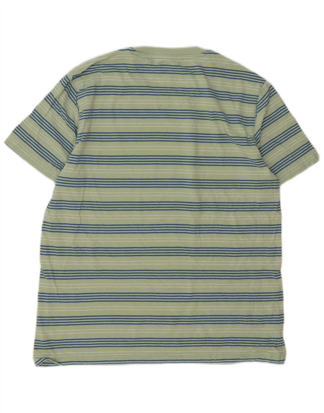 Penguin Herre T-Shirt Top Stor Grøn Stribet