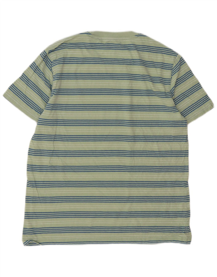 Penguin Herre T-Shirt Top Stor Grøn Stribet