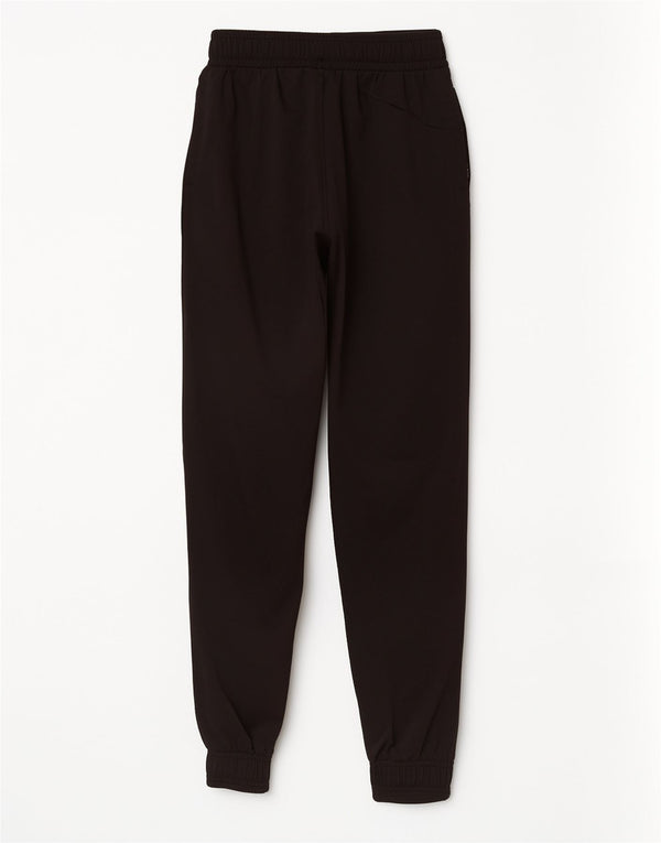 Puma Pige Træningsdragt Bukser Joggers 11-12 År Sort Polyester