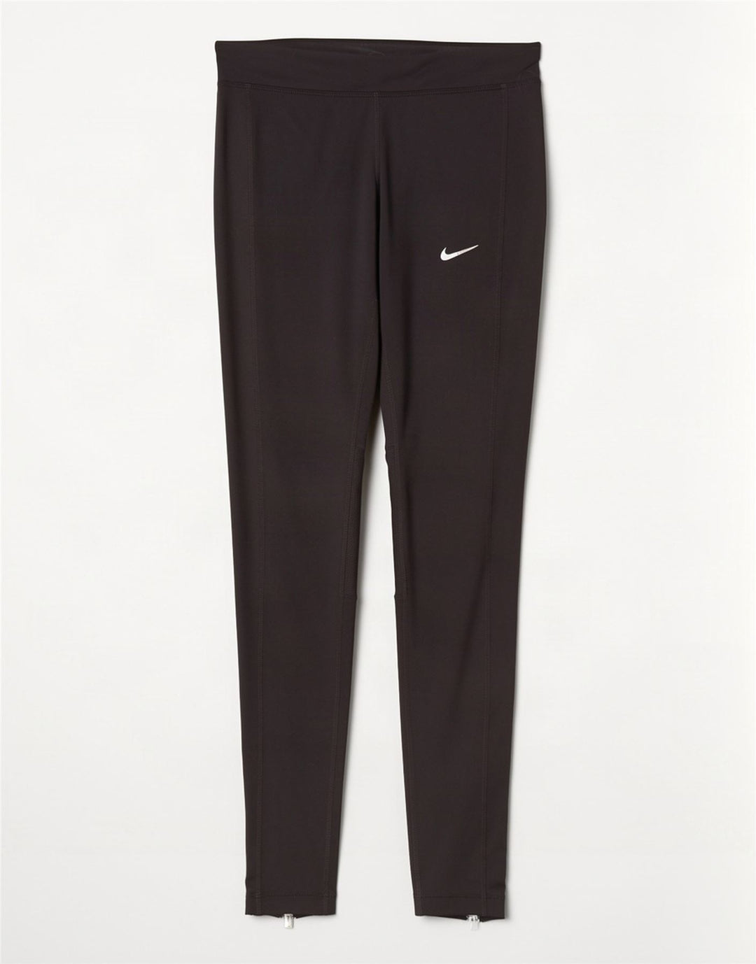 Nike Dame Dri Fit Leggings UK 10 Small Black Polyester