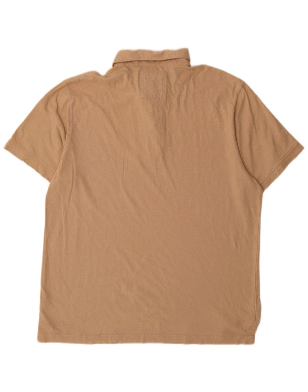 Crew Clothing Herre Polo Shirt XL Beige Bomuld