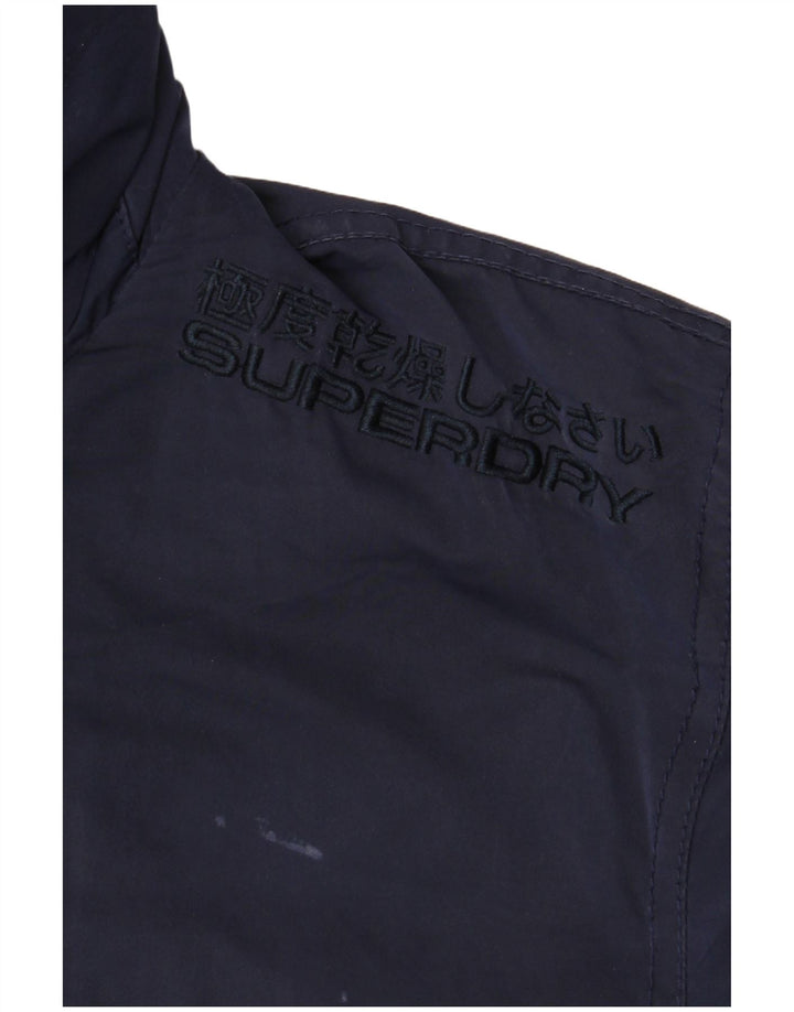 Superdry Bomberjakke til mænd UK 40 Stor marineblå polyester