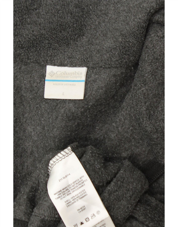 COLUMBIA Fleecejakke til mænd UK 40 Large Grå Polyester