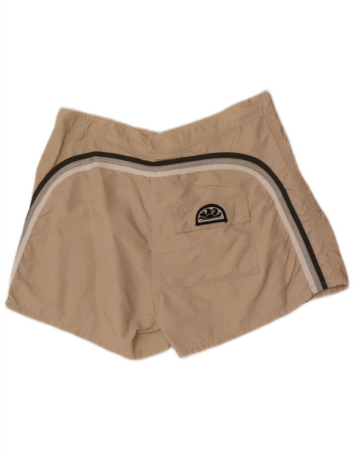 Sundek Svømmeshorts til kvinder UK 16 Stor Beige Nylon