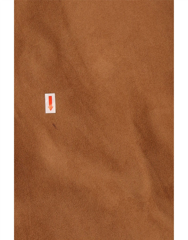 EMPORIO E.G.A Bomberjakke i ruskind til mænd UK 42 XL Beige