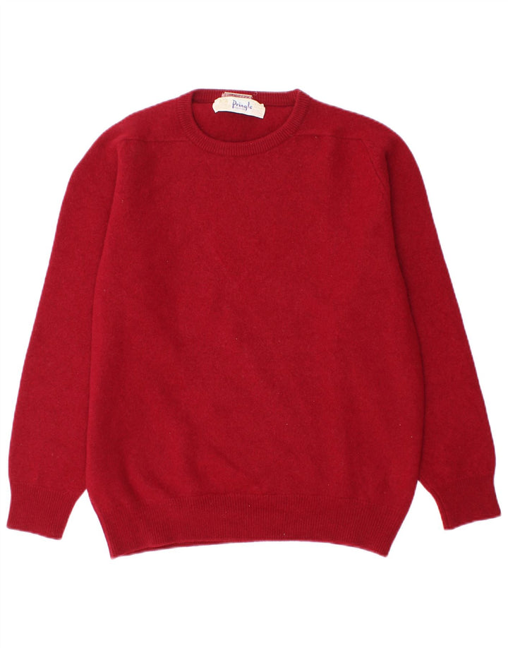 Pringle Herre Crew Neck Jumper Sweater IT 44 XS Rød