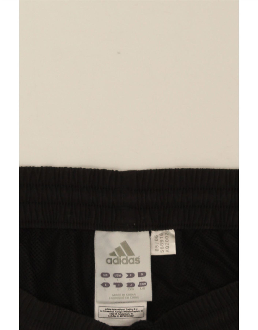Adidas Sportsshorts til mænd, store sorte polyester