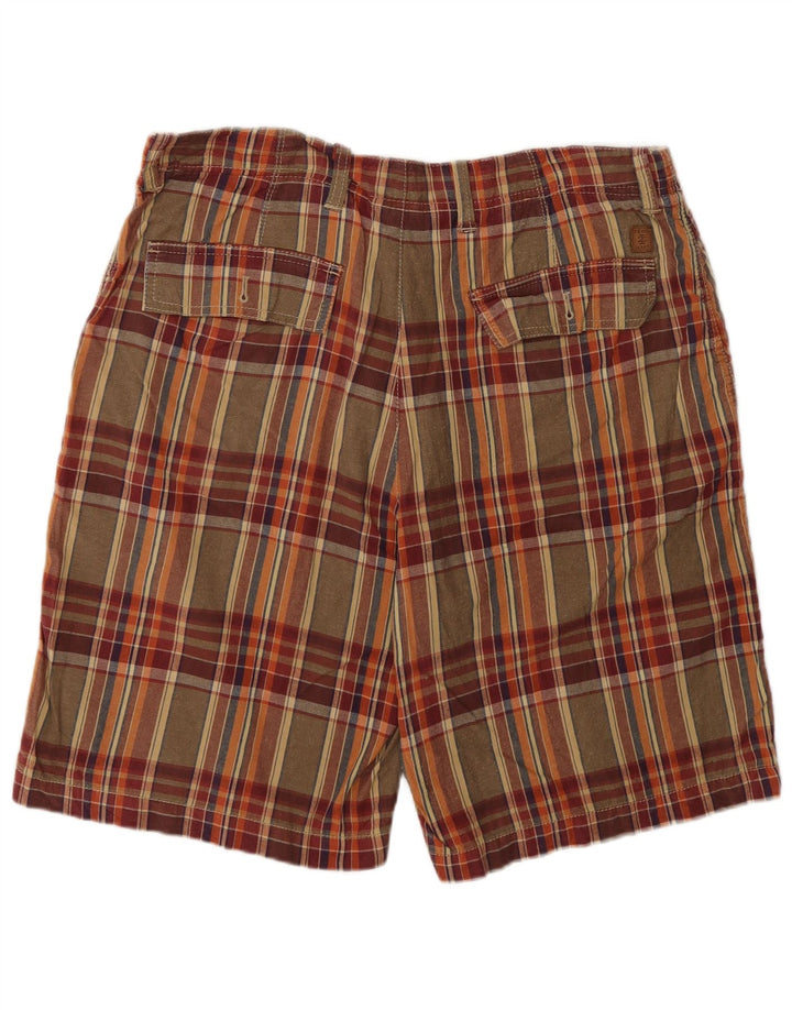 Izod Chino-shorts til mænd Large W34 Flerfarvet Plaid