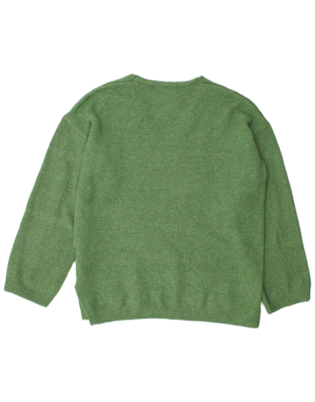 Marks & Spencer Dame Oversized V-hals sweater UK 14 Medium Green