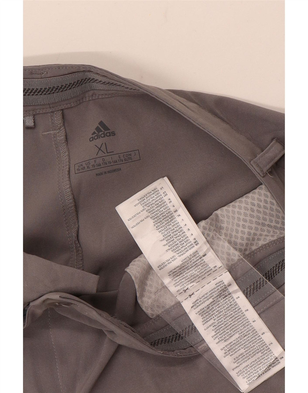 Adidas Chino Shorts til drenge 15-16 år XLarge Grå