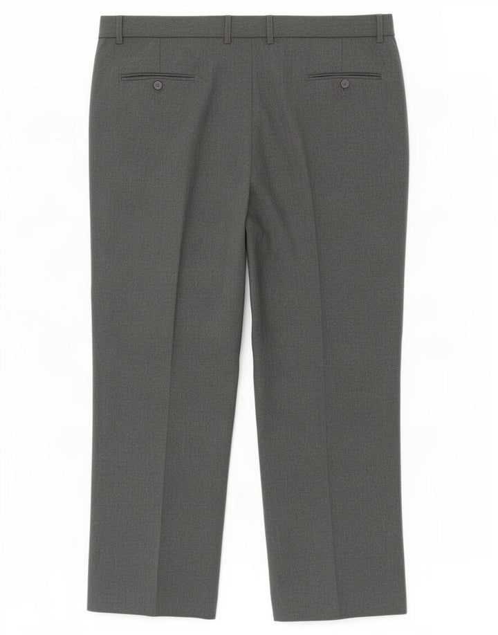 Farah Straight Suit Bukser til mænd W46 L27 Grå polyester