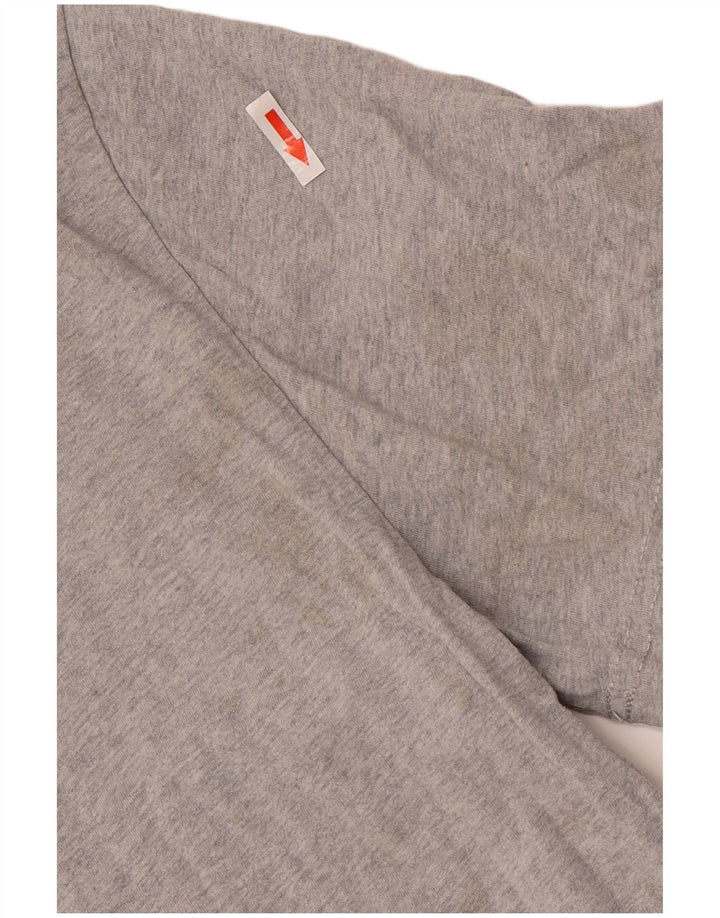 Tommy Hilfiger Herre Regular Fit grafisk T-shirt top mellemgrå bomuld