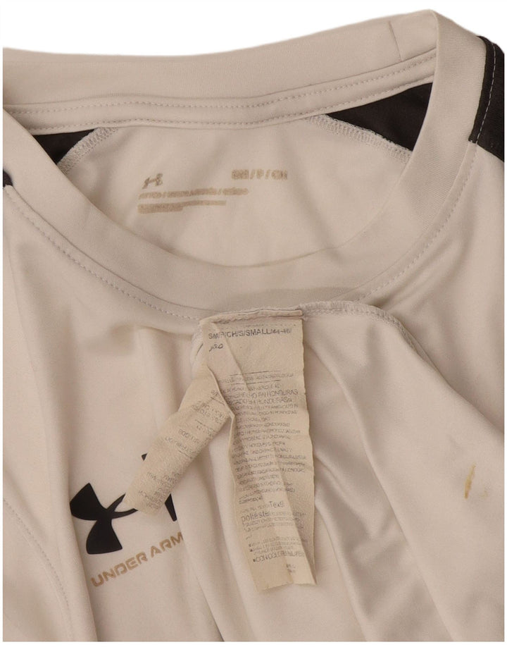 Under Armour Herre T-Shirt Top Lille hvid Colourblock Polyester