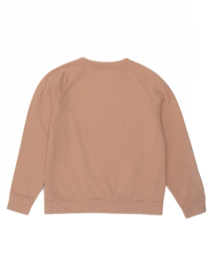 Levi's Dame Oversized Sweatshirt Jumper UK 6 XS Pink Bomuld