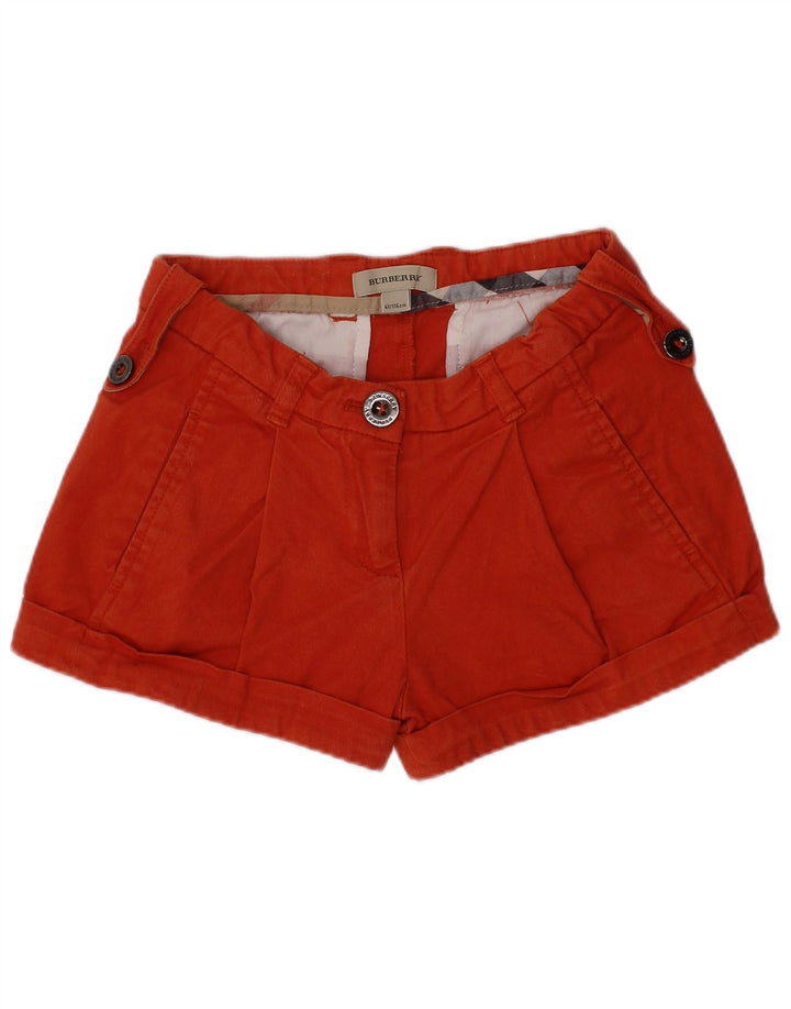 Burberry Girls Chino Shorts 5-6 år W22 Rød Bomuld Classic