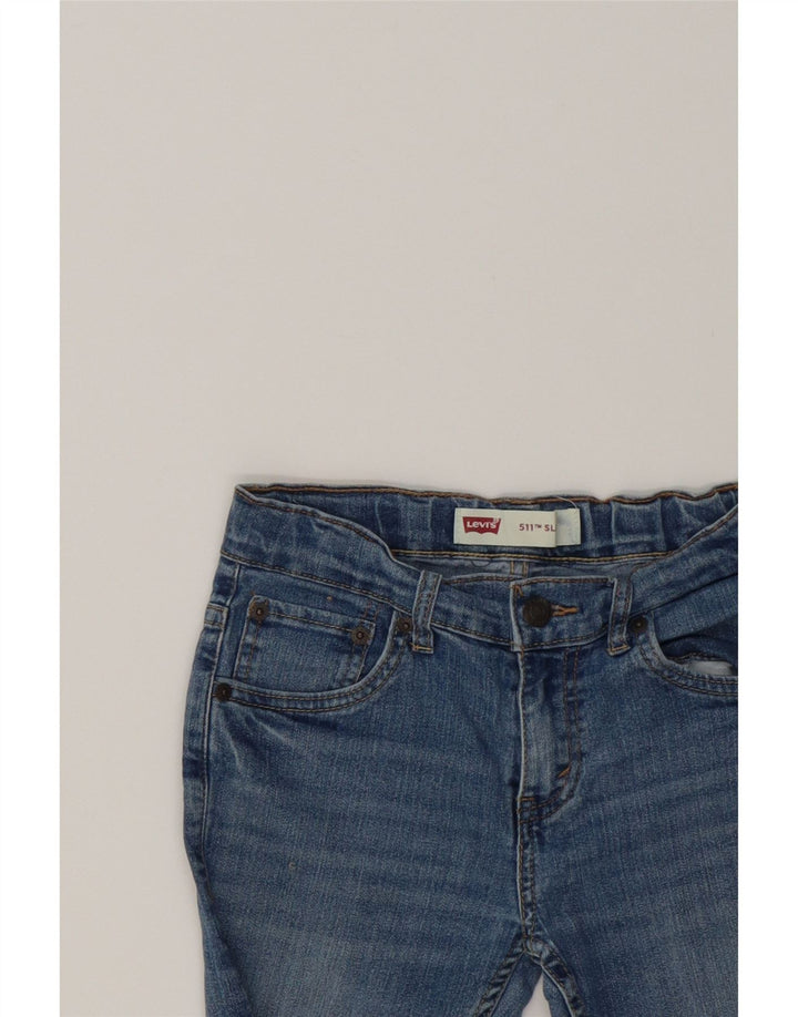 LEVI'S Boys 511 Slim Jeans 9-10 Years W26 L25  Blue Vintage Levi's and Second-Hand Levi's from Messina Hembry 