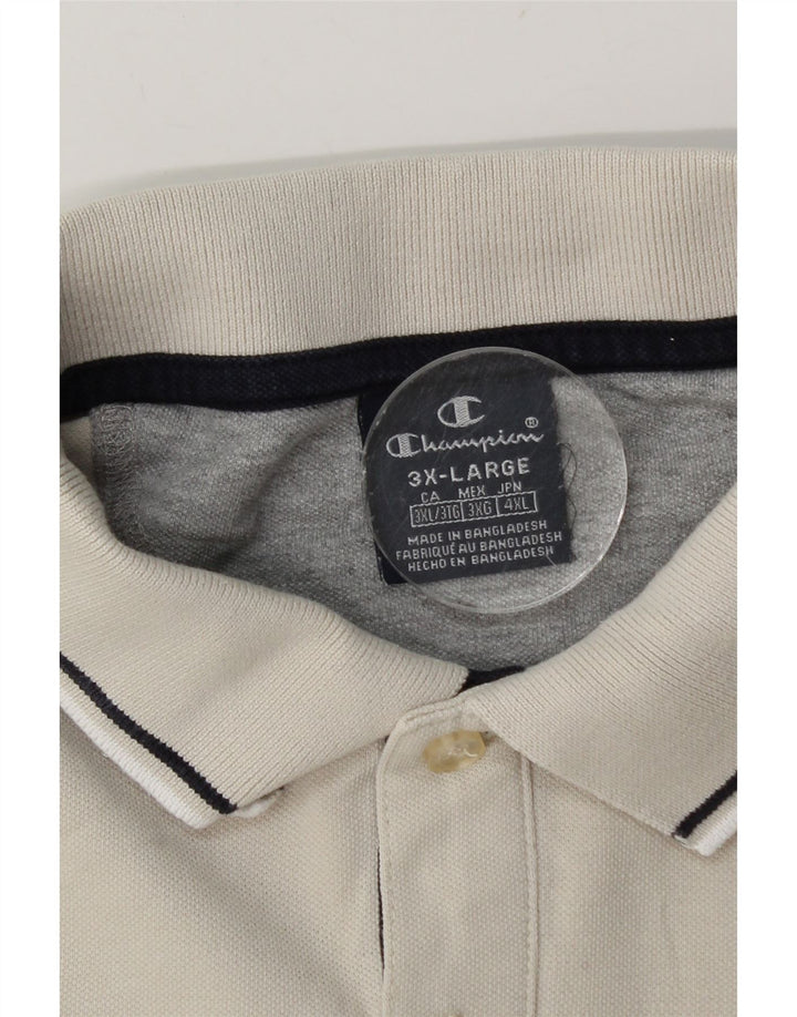 Champion herre poloshirt 3XL Off White