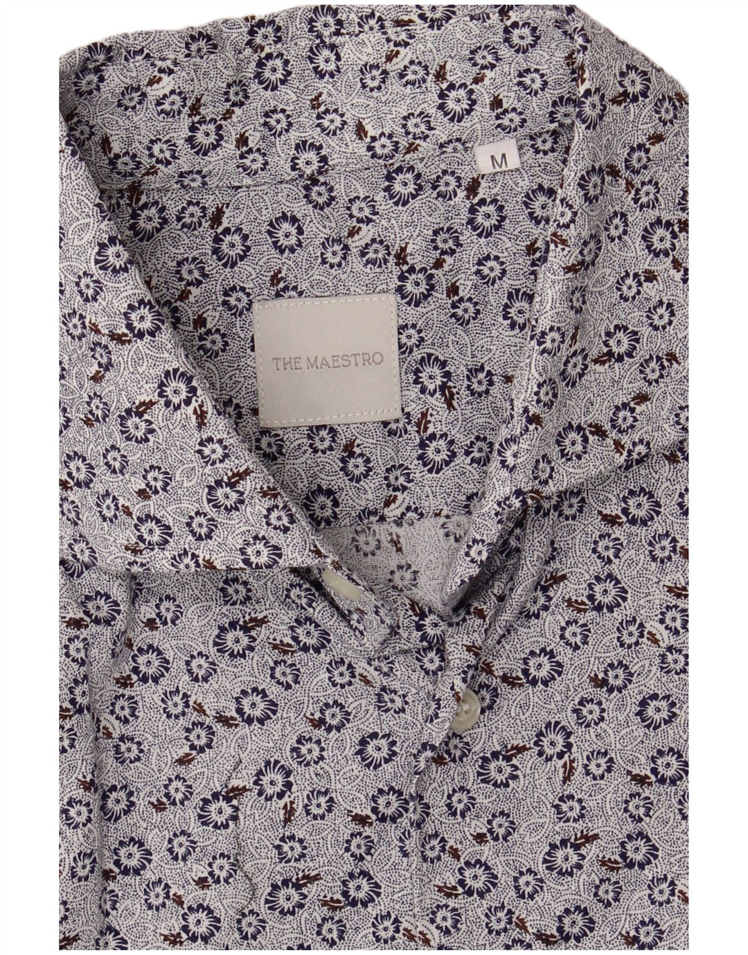Vintage herreskjorte Medium Blue Floral