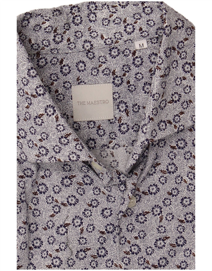 Vintage herreskjorte Medium Blue Floral