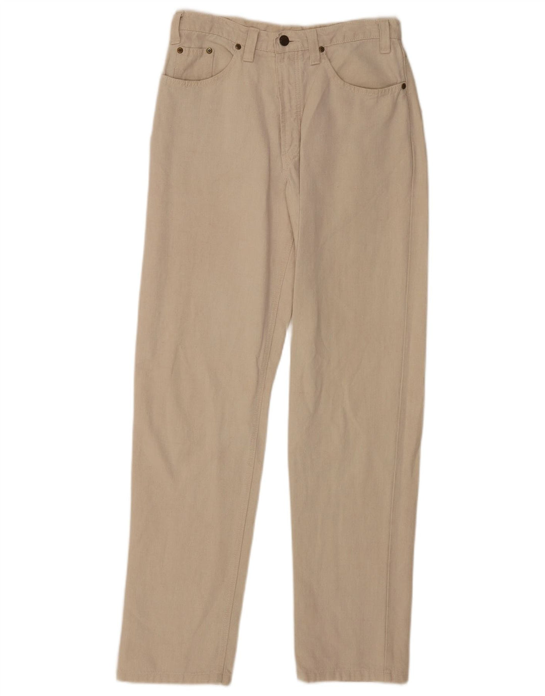 Fink Lige Casual Bukser til kvinder W31 L31 Beige Hamp