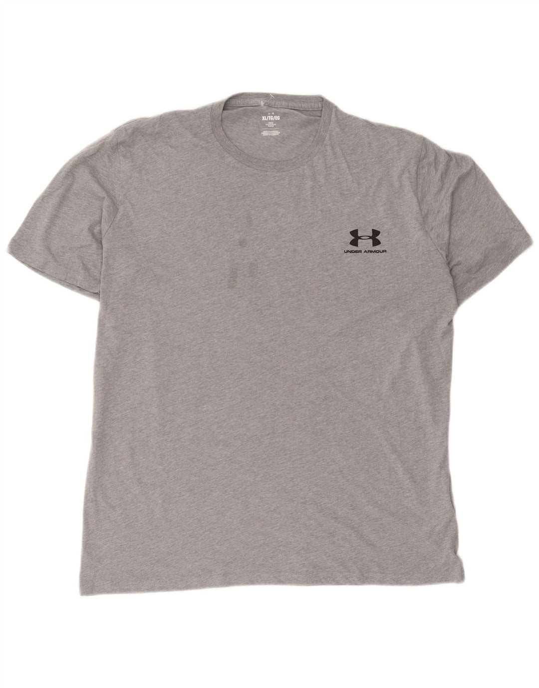Under Armour Herre T-Shirt Top XL Grå Flecked Bomuld