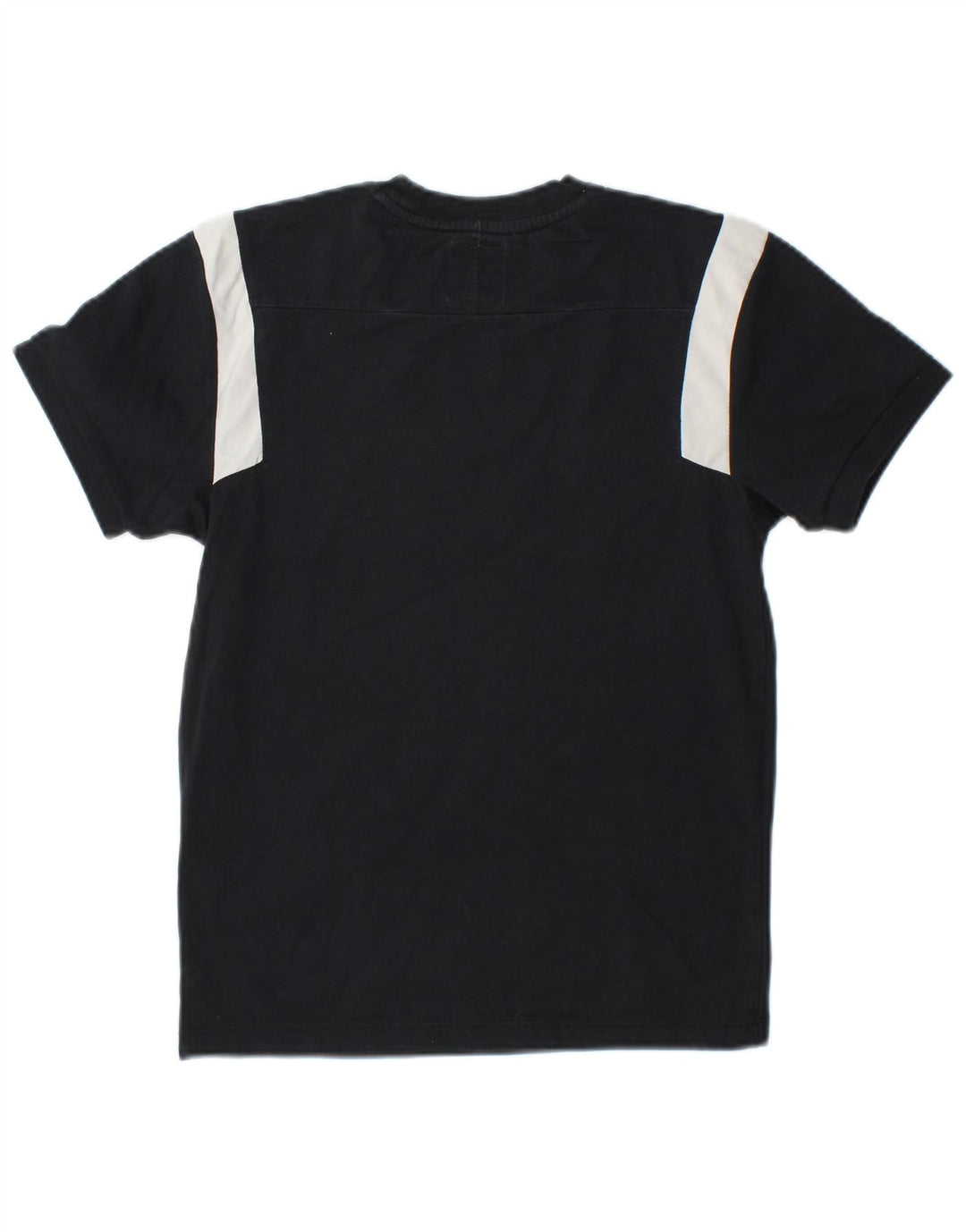 Umbro Boys T-Shirt Top 9-10 År Medium Sort Colourblock Bomuld