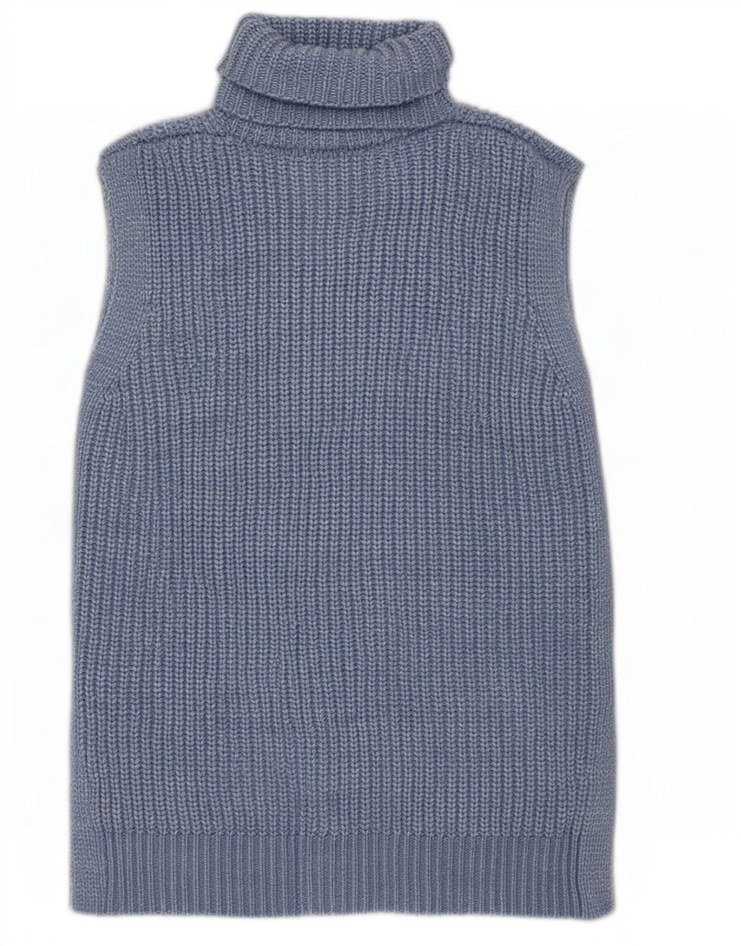Marks & Spencer Dame Vest Tank Top UK 14 Medium Blue Polyester