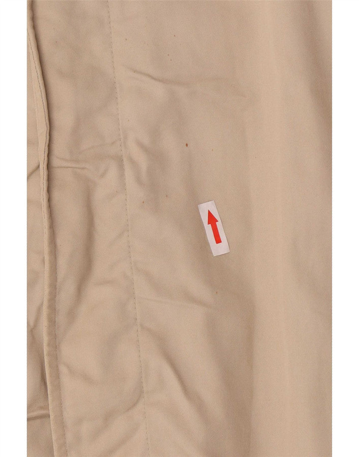 Aquascutum Herre Overfrakke UK 40 Stor Beige Bomuld