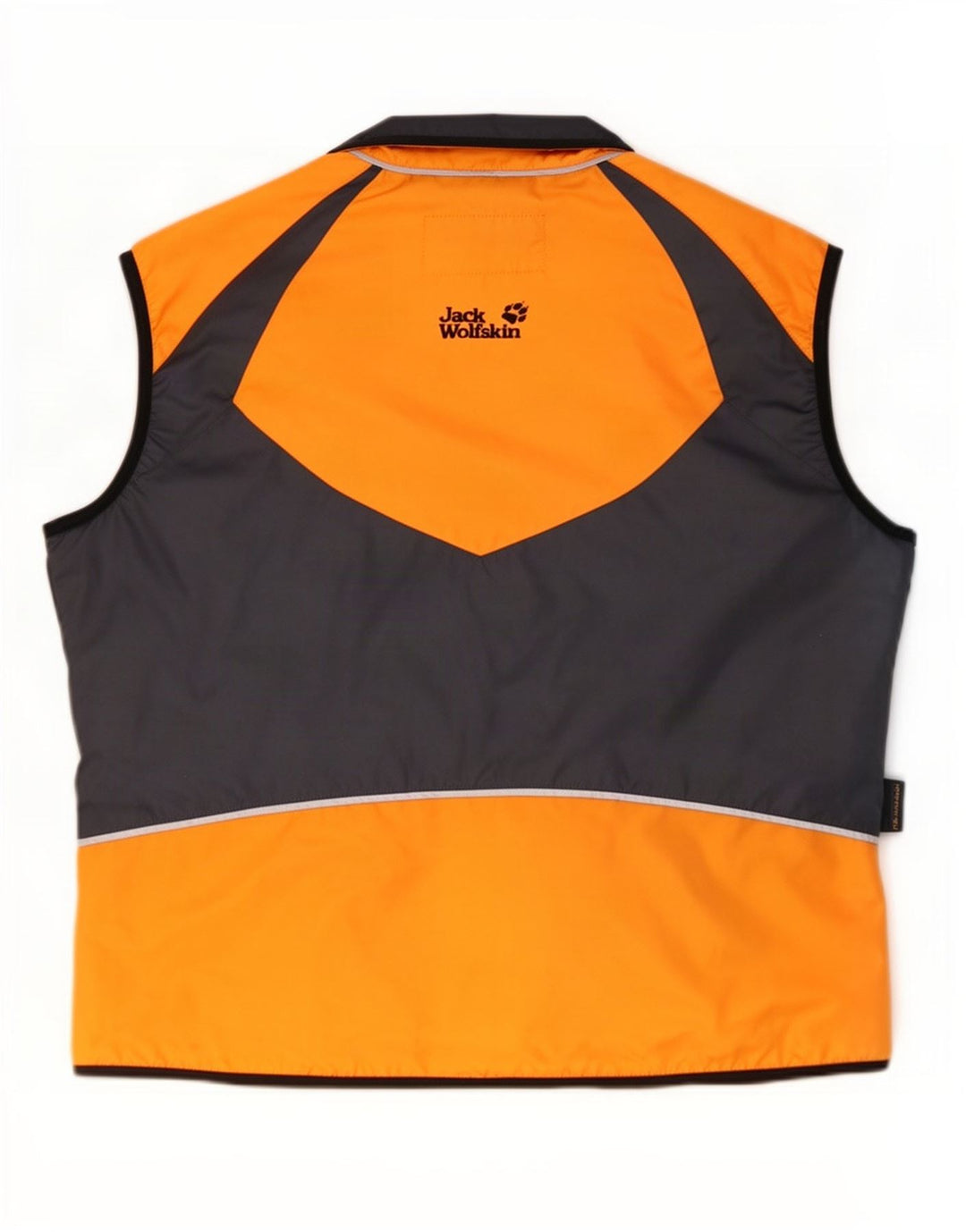 Jack Wolfskin Herre Gilet UK 40 Large Orange Colourblock Polyester