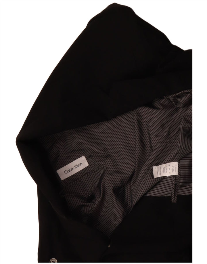 CALVIN KLEIN Herre 2-knaps blazerjakke IT 54 2XL Sort Uld