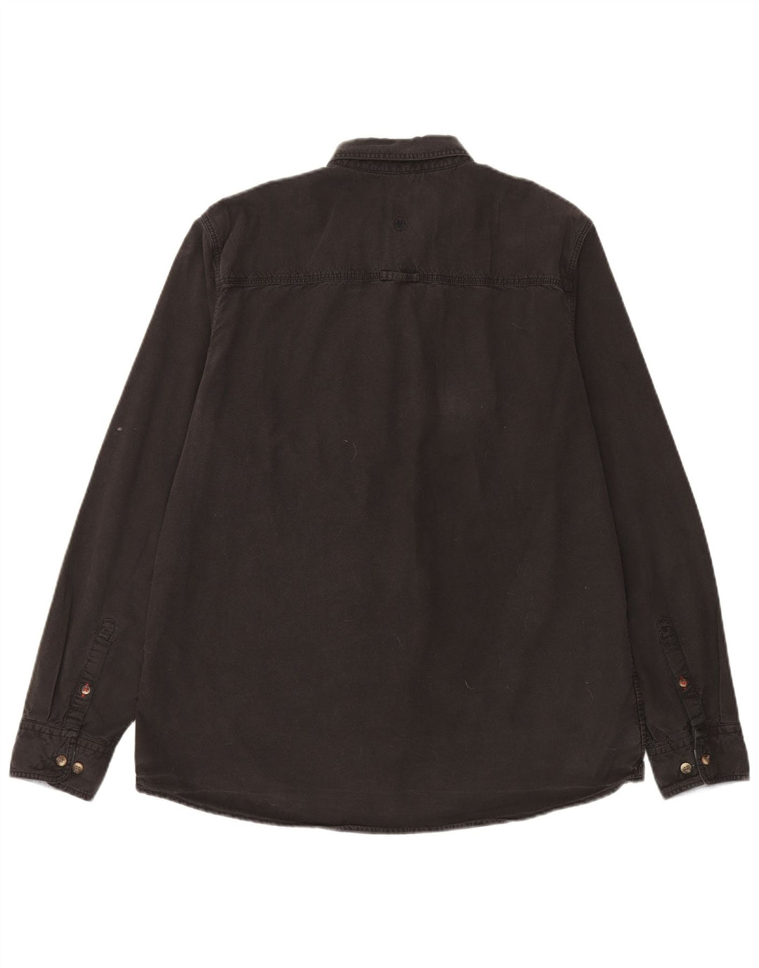 Fat Face Herre Slim Fit Shirt XL Sort Bomuld
