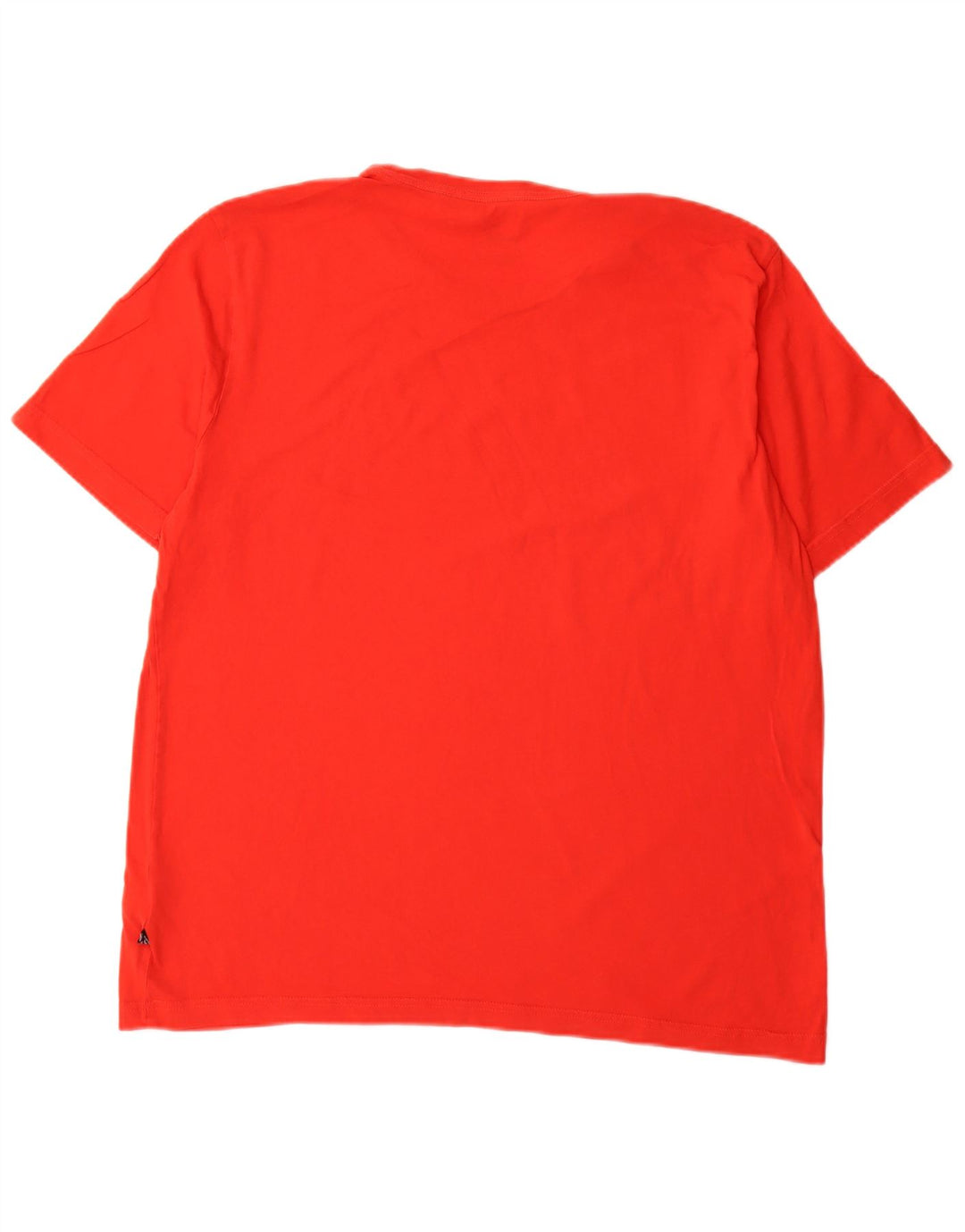 Puma Herre Grafisk T-Shirt Top Stor Rød Bomuld