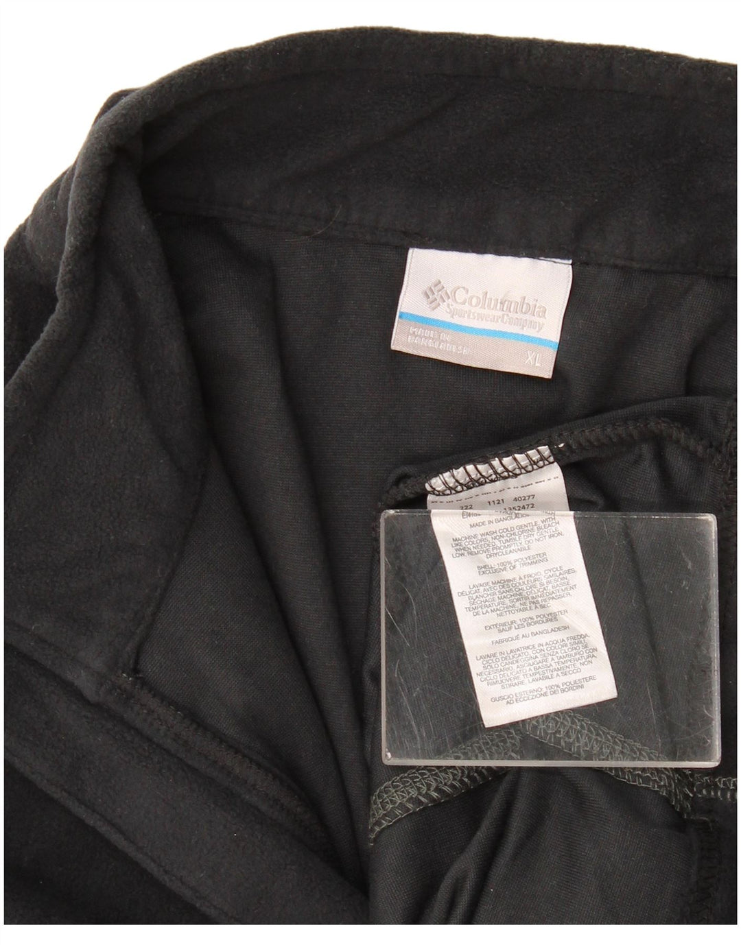 Columbia Herre lynlås hals Fleece Jumper XL Sort Polyester