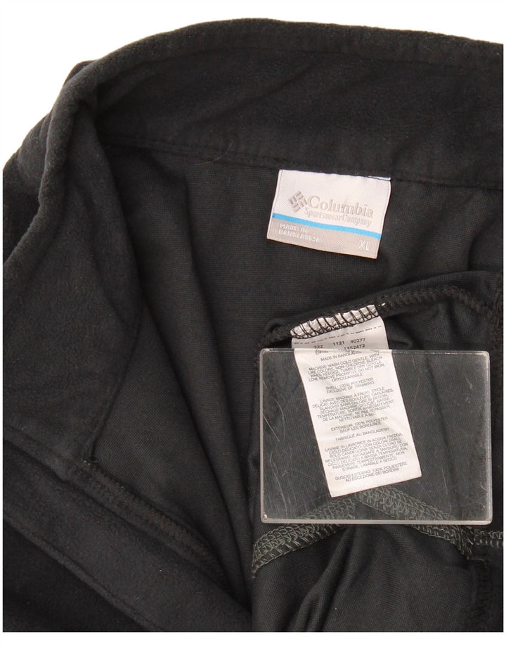 Columbia Herre lynlås hals Fleece Jumper XL Sort Polyester