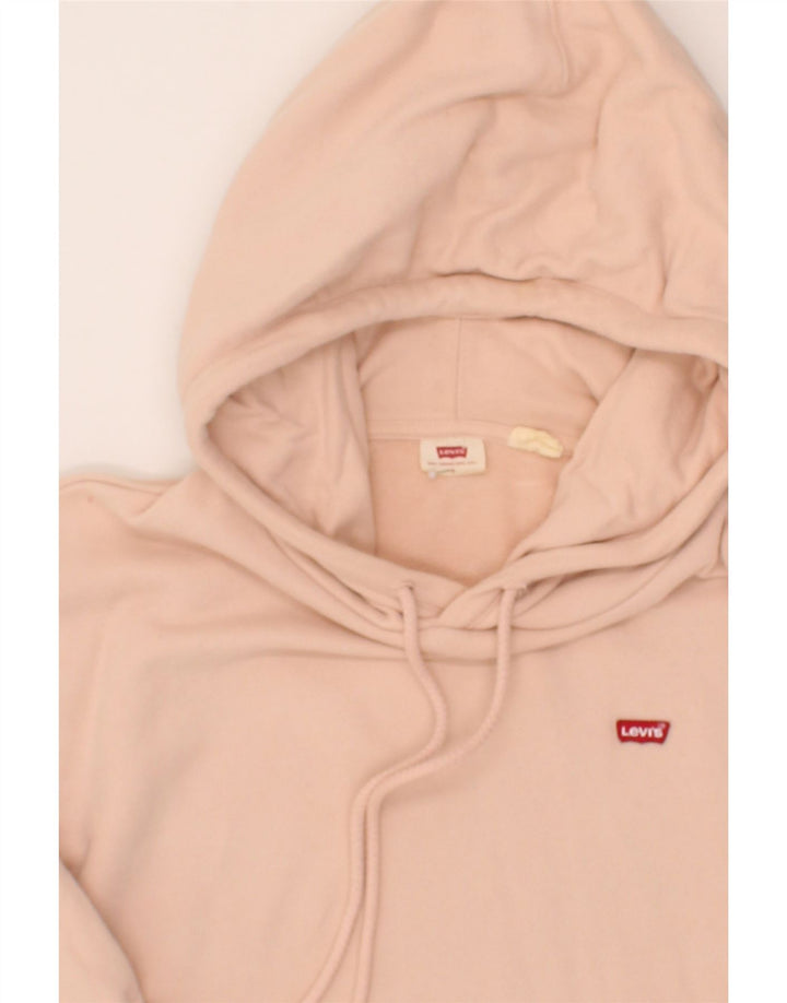 LEVI'S Womens Hoodie Jumper UK 10 Small Pink Cotton Vintage Levi's and Second-Hand Levi's from Messina Hembry 