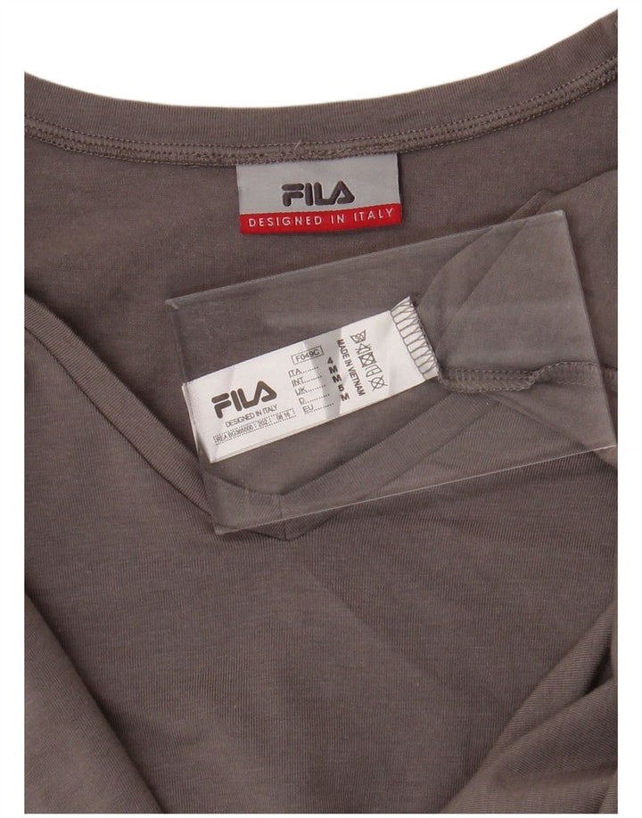 FILA Herre T-Shirt Top Medium Grå Bomuld