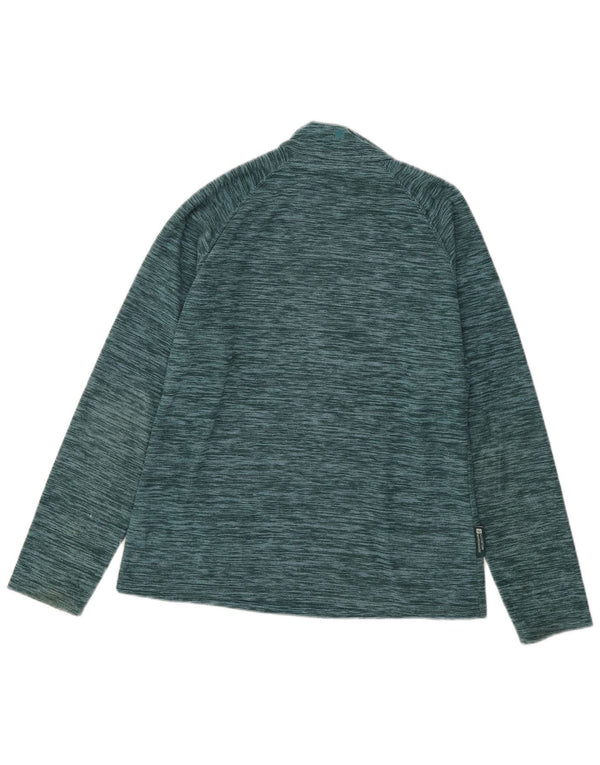 Mountain Warehouse Dame Fleece Jumper med lynlås DK 12 Medium Grøn Flecked