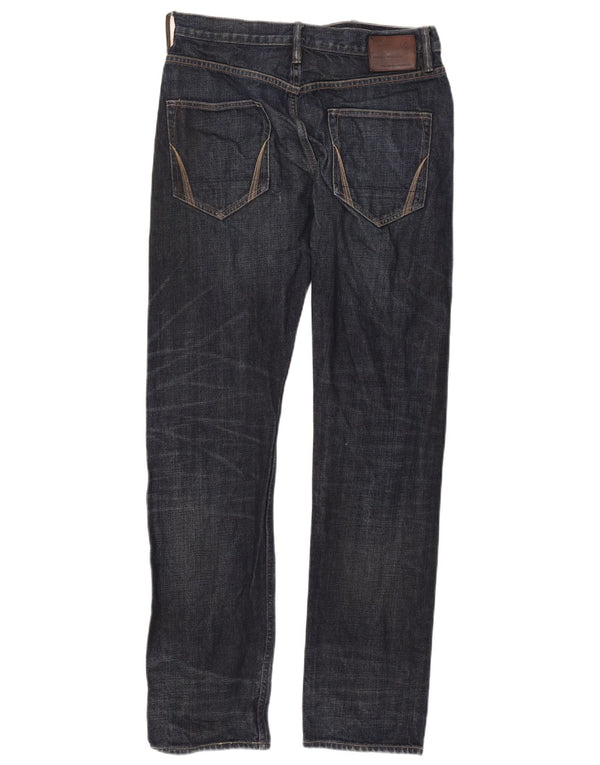 All Saints Herre Slim Jeans W32 L33 Marineblå Bomuld