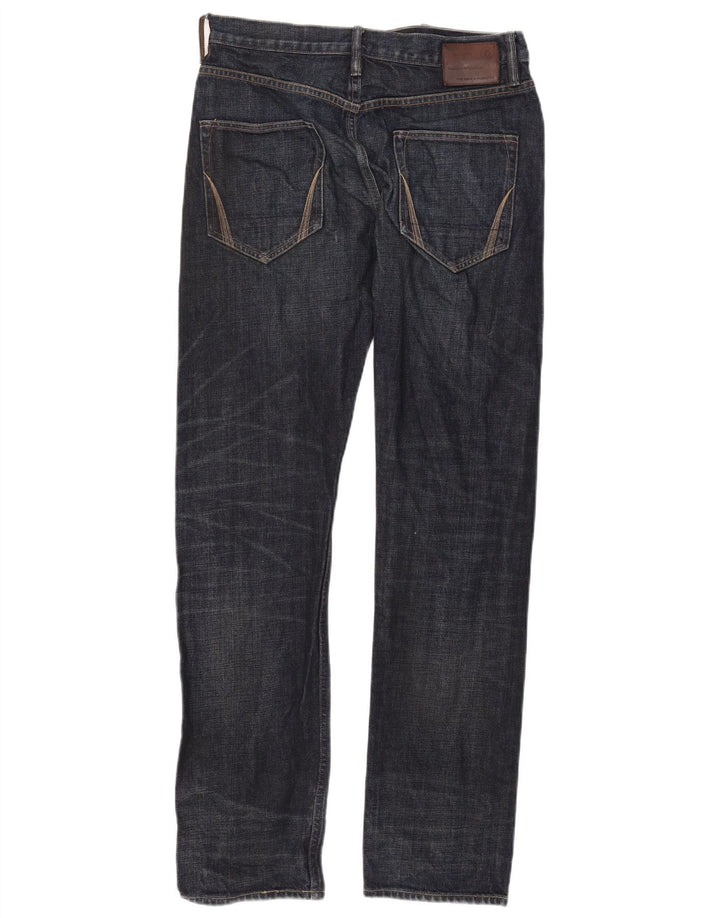 All Saints Herre Slim Jeans W32 L33 Marineblå Bomuld