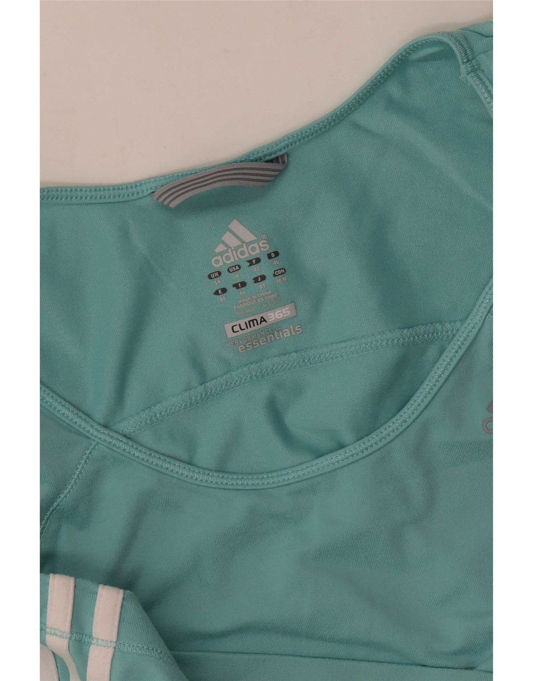 Adidas Dame Clima 365 Vest Top UK 14 Medium Blue