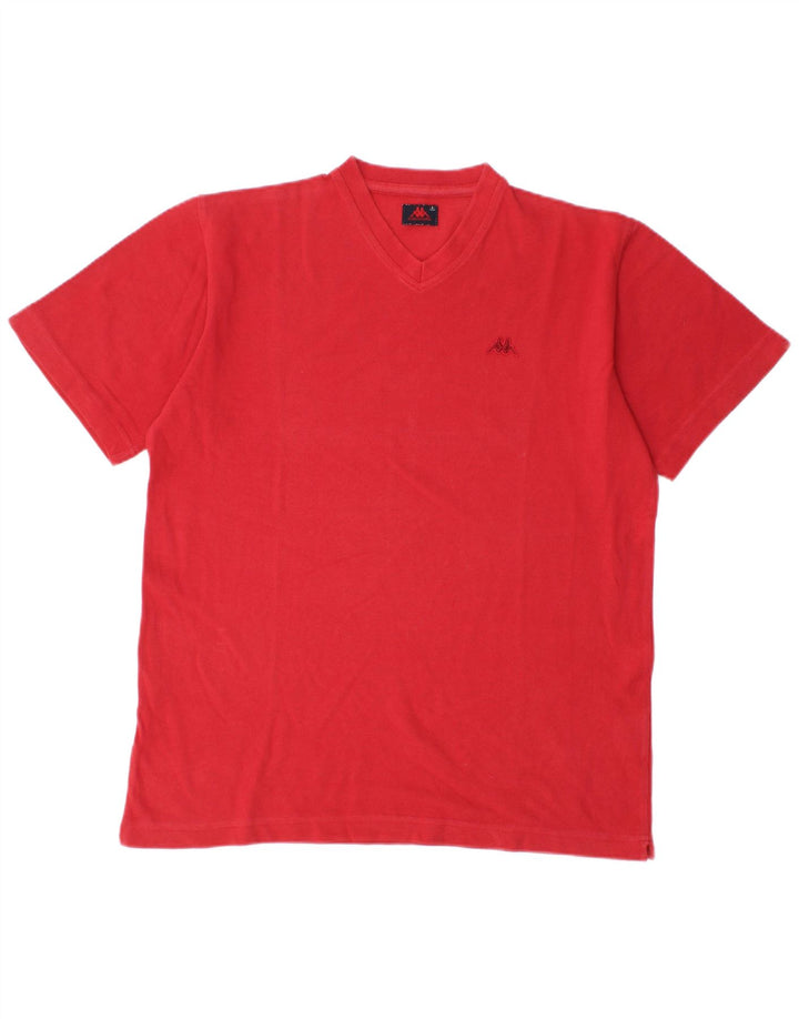 Kappa herre T-shirt top lille rød bomuld