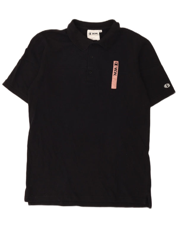 Champion herre poloshirt Medium marineblå bomuld