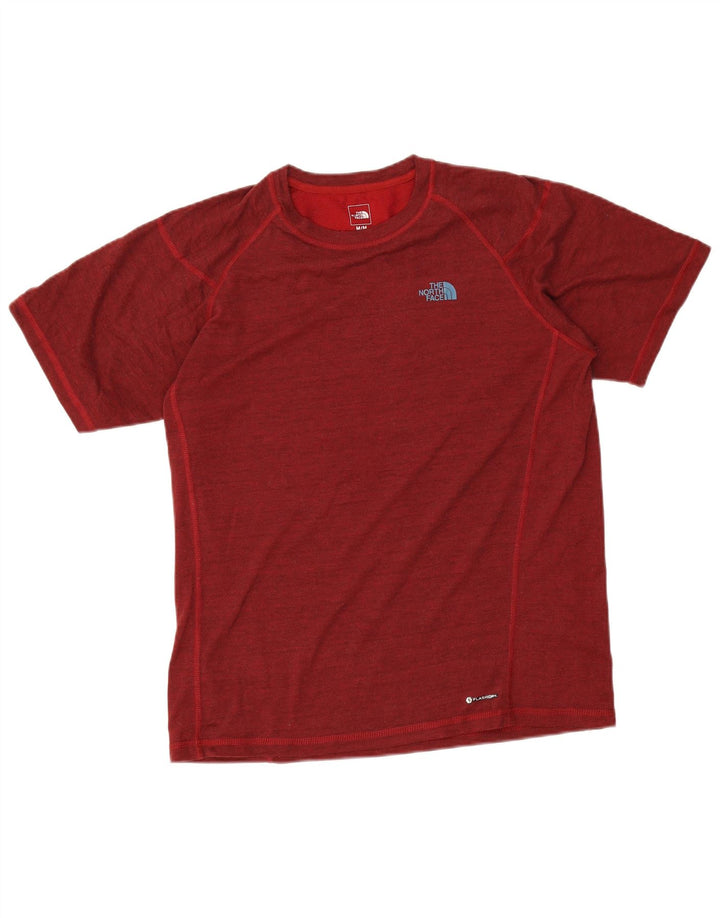 The North Face Herre T-Shirt Top Medium Rød Flecked Polyester