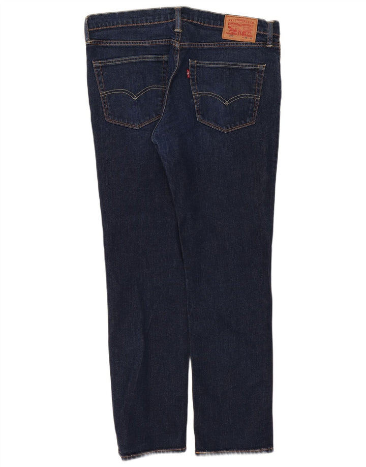 Levi's Herre 511 Slim Jeans W36 L32 Marineblå Bomuld